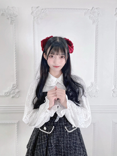 【お姫様に】おリボンキラキラツイードセットアップ