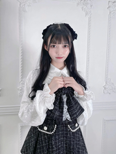 【お姫様に】おリボンキラキラツイードセットアップ