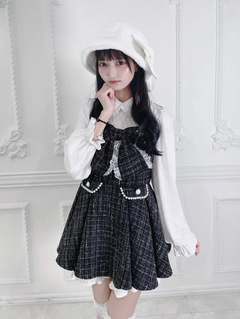 【お姫様に】おリボンキラキラツイードセットアップ