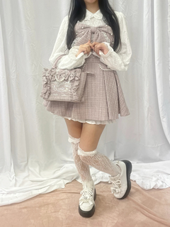【お姫様に】おリボンキラキラツイードセットアップ