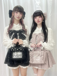 【お姫様に】おリボンキラキラツイードセットアップ