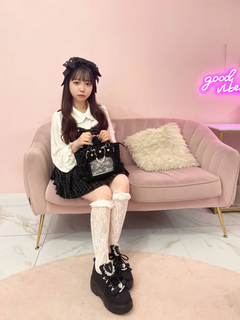 【お姫様に】おリボンキラキラツイードセットアップ