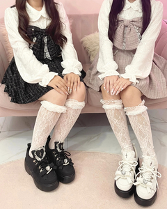 【お姫様に】おリボンキラキラツイードセットアップ