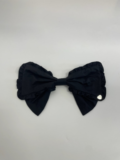 大きなフリルリボンバレッタ