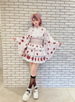 ギンガムストロベリープリンセス浴衣ドレス