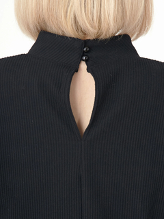 ローズ刺繍テレコTOPS