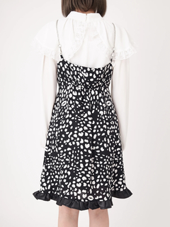 ダルメシアンプリントキャミワンピ