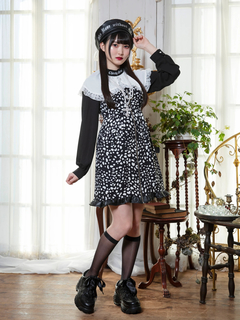 ダルメシアンプリントキャミワンピ