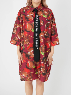 チョコレートチェリーネクタイBIGシャツ