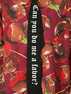 チョコレートチェリーネクタイBIGシャツ