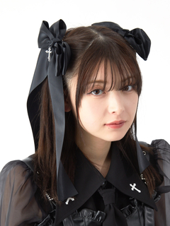 クロスモチーフリボンバレッタSET