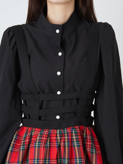 ハーネスチェックスカート