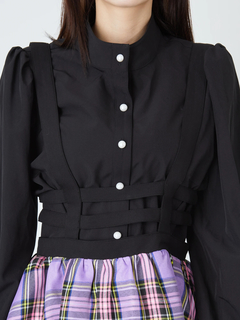 ハーネスチェックスカート