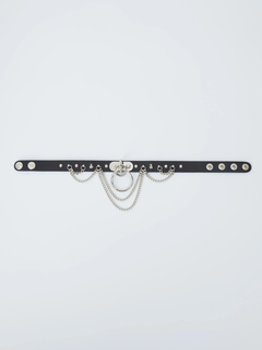 合皮チェーンチョーカー