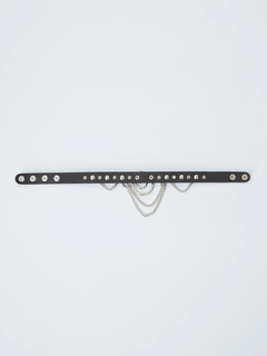 合皮チェーンチョーカー