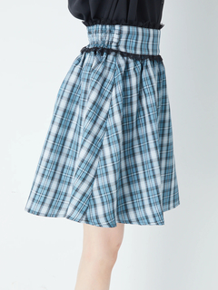 チェックギャザーSK