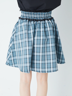 チェックギャザーSK