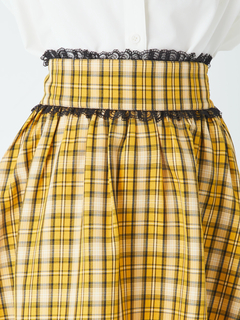 チェックギャザーSK