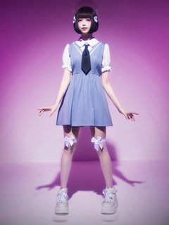 プレッピー風ネクタイOP