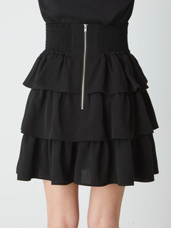 ハートボタンコルセットスカート