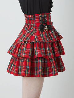 くまちゃんリボンティアードスカパン