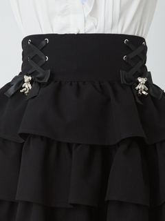 くまちゃんリボンティアードスカパン