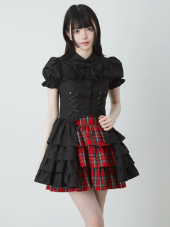 くまちゃんリボンティアードスカパン