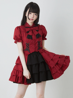 くまちゃんリボンティアードスカパン