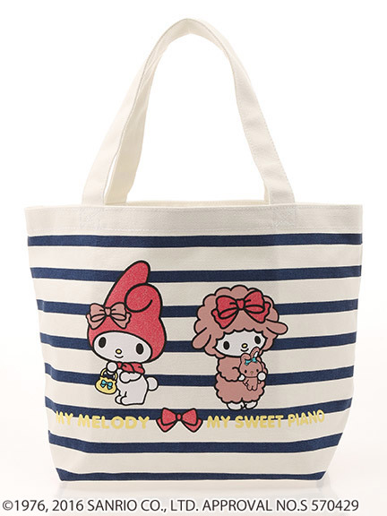 【マイメロディ】ボーダートートBAG