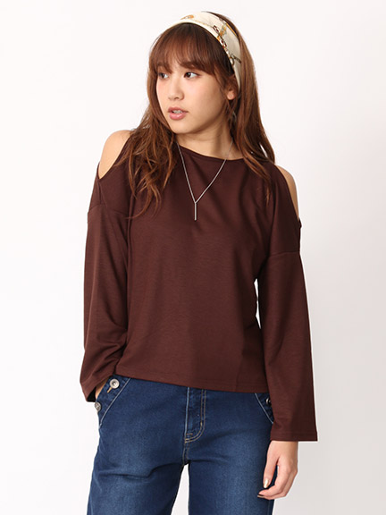 肩あきベルスリ―ブTOPS