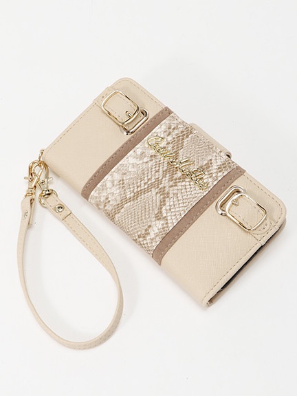 パイソン柄切替えベルテッドiphoneケース Cecil Mcbee セシルマクビー のspケース ファッション通販 Ailand アイランド