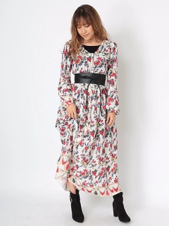 エキゾチック花柄プリントワンピース Cecil Mcbee セシルマクビー のマキシワンピ ファッション通販 Ailand アイランド