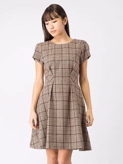 ビジュー衿付グレンチェックワンピース Cecil Mcbee セシルマクビー のワンピース ファッション通販 Ailand アイランド