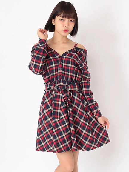 理解する 天窓 ドラム セシル マクビー チェック ワンピース Vestido De Festa Net