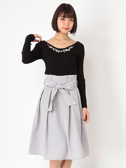 刺繍ドッキングワンピース Cecil Mcbee セシルマクビー のワンピース ファッション通販 Ailand アイランド