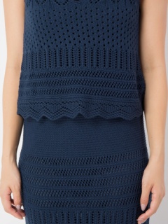 かぎ編みニットセットアップ Cecil Mcbee セシルマクビー のセットアップ ファッション通販 Ailand アイランド かぎ編みニットセットアップ Cecil Mcbee セシルマクビー のセットアップ ファッション通販 Ailand アイランド