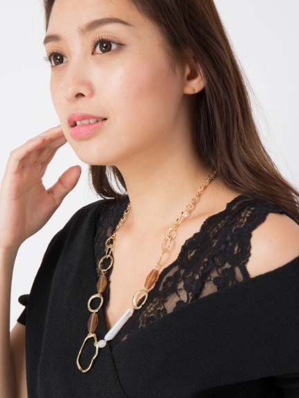 サークルmixモチーフネックレス Cecil Mcbee セシルマクビー の サークルmixモチーフネックレス Cecil Mcbee セシルマクビー の
