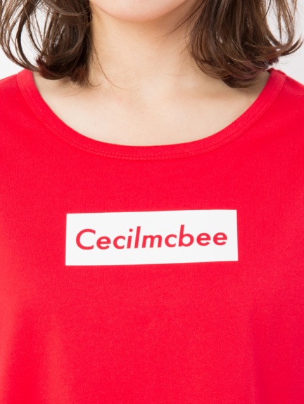 Cecil Mcbeeロゴtシャツ Cecil Mcbee セシルマクビー のtシャツ カットソー ファッション通販 Ailand アイランド