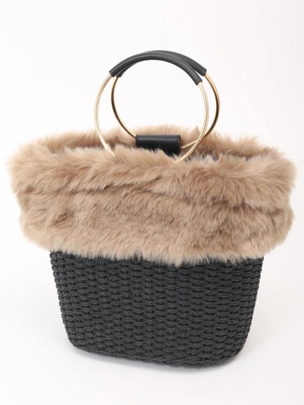 リングハンドルファーカゴバッグ Cecil Mcbee セシルマクビー のカゴバッグ ファッション通販 Ailand アイランド