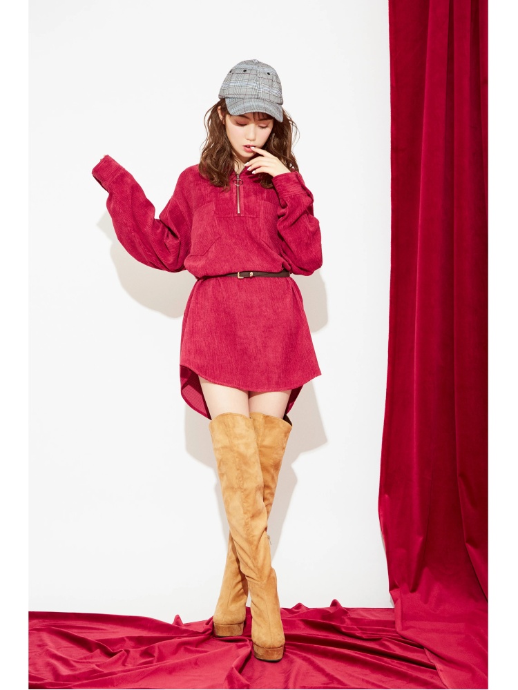 コーデュロイシャツワンピース Cecil Mcbee セシルマクビー のワンピース ファッション通販 Ailand アイランド