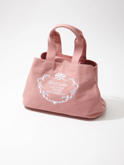 刺繍入りトートbag Cecil Mcbee セシルマクビー のトートバッグ ファッション通販 Ailand アイランド 刺繍入りトートbag Cecil Mcbee セシルマクビー のトートバッグ ファッション通販 Ailand アイランド
