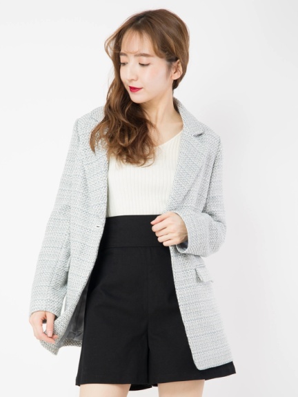 ツイードジャケット Cecil Mcbee セシルマクビー のジャケット ファッション通販 Ailand アイランド