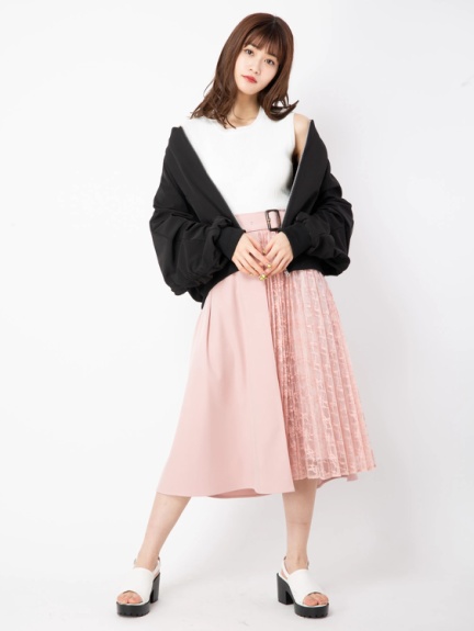 レース付きスカート Cecil Mcbee セシルマクビー のスカート ファッション通販 Ailand アイランド