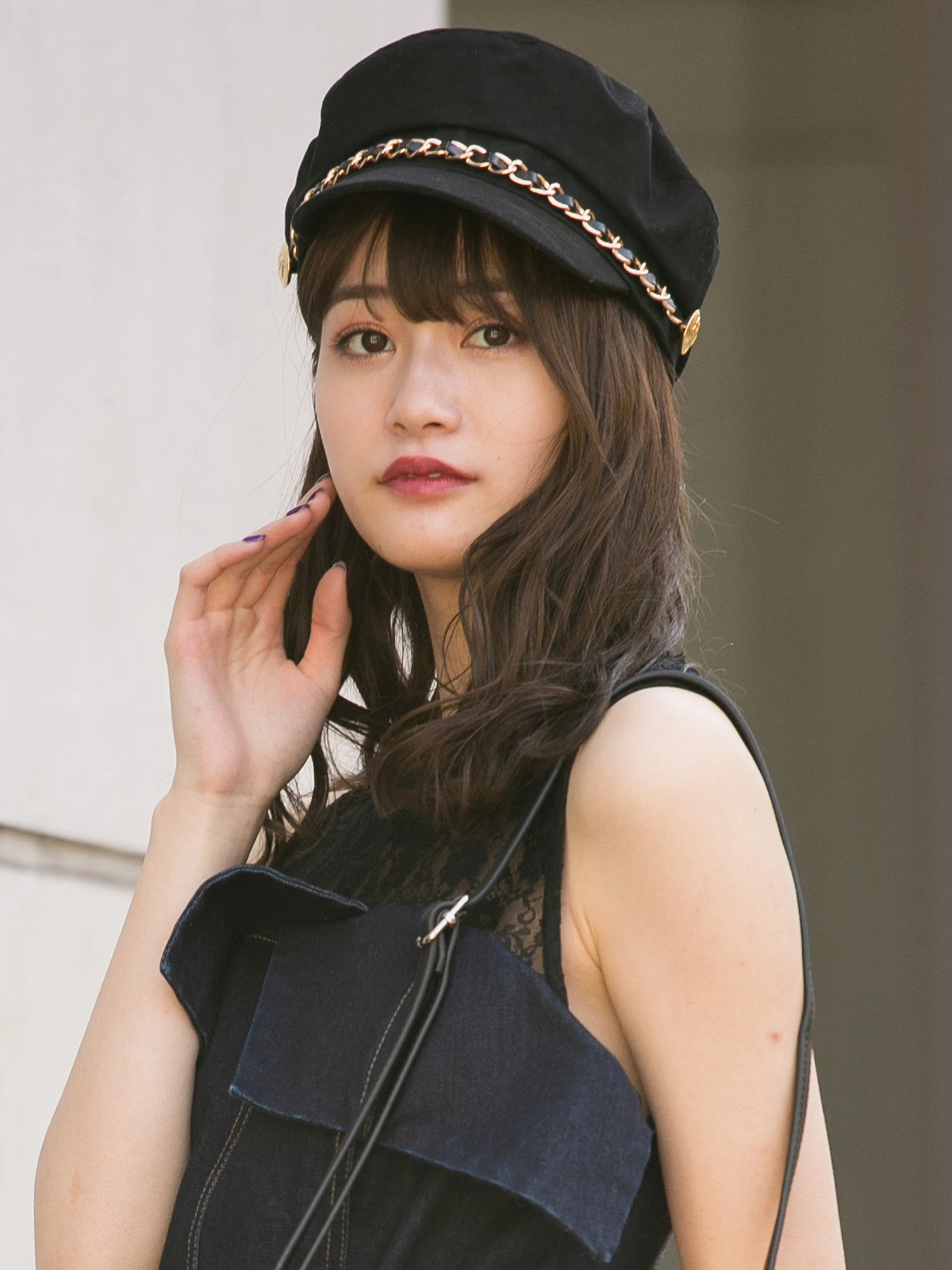 取り外しチェーン付キャスケット