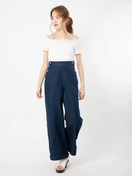 マリンワイドパンツ Cecil Mcbee セシルマクビー のデニムパンツ ファッション通販 Ailand アイランド