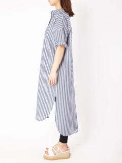 ストライプ半袖ロングシャツ Cecil Mcbee セシルマクビー のシャツ ブラウス ファッション通販 Ailand アイランド ストライプ半袖ロングシャツ Cecil Mcbee セシルマクビー のシャツ ブラウス ファッション通販 Ailand アイランド