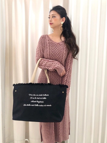 コーデュロイフリンジトートbag Cecil Mcbee セシルマクビー のトートバッグ ファッション通販 Ailand アイランド