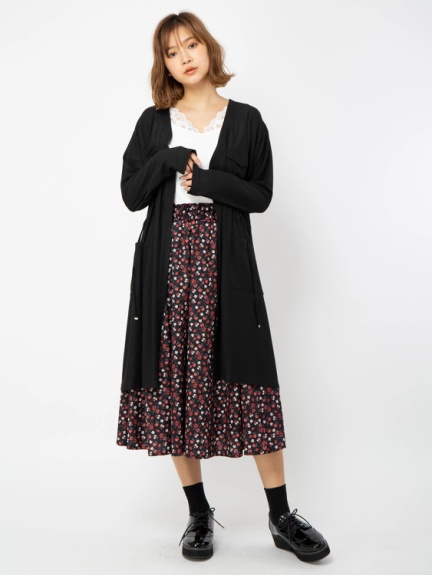 フラップポケット付きロングカーデ Cecil Mcbee セシルマクビー のカーデ ファッション通販 Ailand アイランド