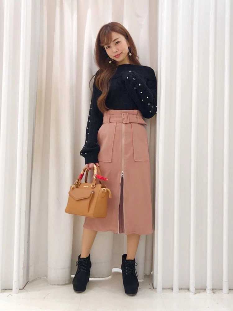 2WayフロントZIPスカート