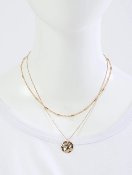 2連チェーンメダイネックレス Cecil Mcbee セシルマクビー のネックレス ファッション通販 Ailand アイランド